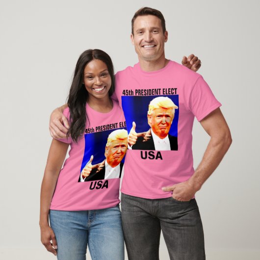 Donald Trump 45e President, Adidas T-shirts (Unisex)