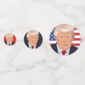 Donald Trump 45e President Amerikaanse vlag Confetti (Voorkanten)