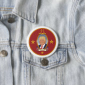 Donald Trump 45e President Ronde Button 7,6 Cm (In situ)