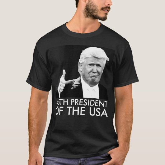 DONALD TRUMP 45e President T-shirts (Voorkant)