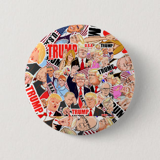 Donald Trump.45th President of the U.S.A. Ronde Button 5,7 Cm