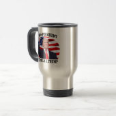 DONALD TRUMP 45TH PRESIDENT TRAVEL MUG REISBEKER (Voorkant links)