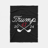 Donald Trump 47 2024 Fleece Deken (Voorkant)
