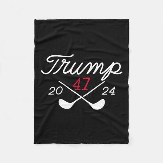 Donald Trump 47 2024 Fleece Deken (Voorkant)