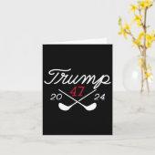 Donald Trump 47 2024 Kaart (Gele Bloem)