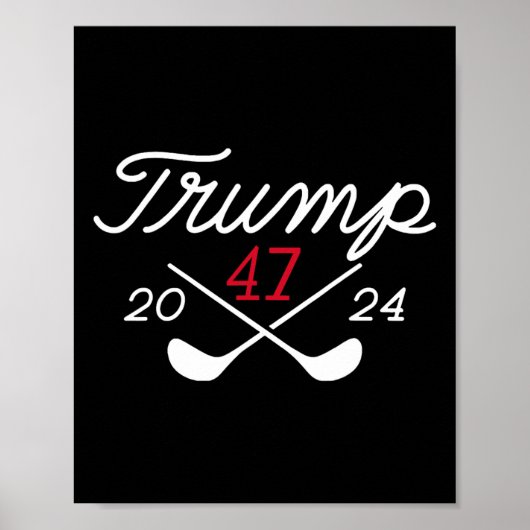 Donald Trump 47 2024 Poster (Voorkant)