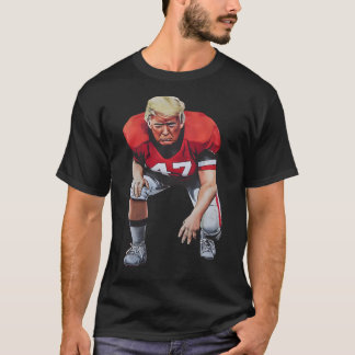 Donald Trump 47 Amerikaanse Voetbalspeler Grappig T-shirt
