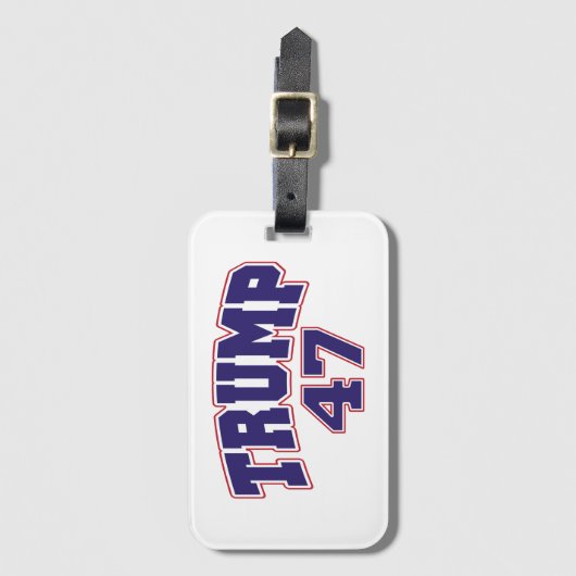 Donald Trump 47 Bagagelabel (Voorkant (verticaal))