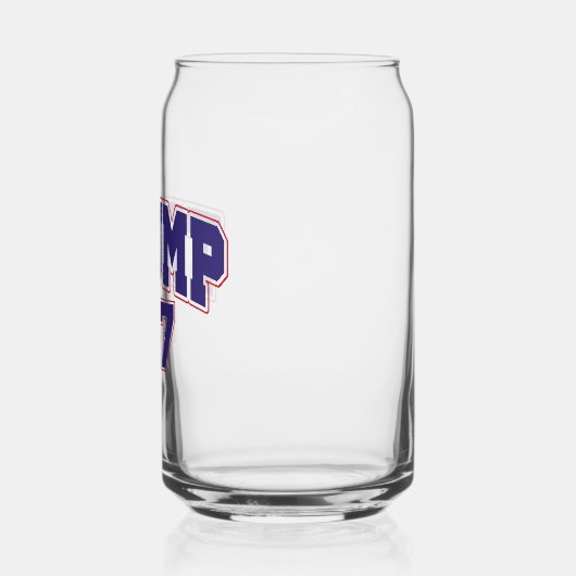 Donald Trump 47 Blikvorm Glas (Links)