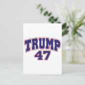Donald Trump 47 Briefkaart (Staand voorkant)