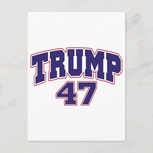 Donald Trump 47 Briefkaart (Voorkant)
