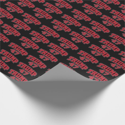 Donald Trump 47 Cadeaupapier (Hoek)
