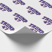 Donald Trump 47 Cadeaupapier (Hoek)