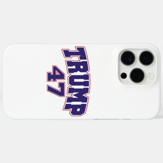 Donald Trump 47 Case-Mate iPhone Case (Achterkant (horizontaal))