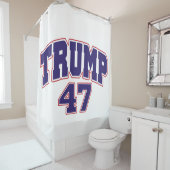 Donald Trump 47 Douchegordijn (In situ)