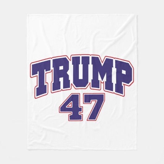 Donald Trump 47 Fleece Deken (Voorkant)