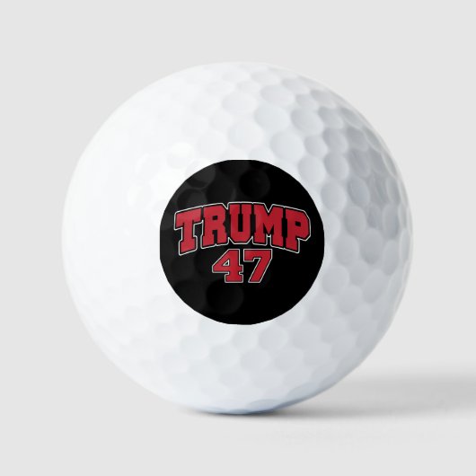 Donald Trump 47 Golfballen (Voorkant)