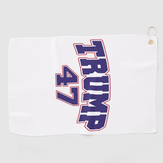 Donald Trump 47 Golfhanddoek (Horizontaal)
