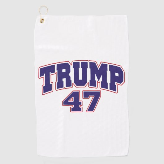 Donald Trump 47 Golfhanddoek (Voorkant)