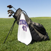 Donald Trump 47 Golfhanddoek (Groen)