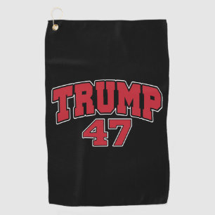 Donald Trump 47 Golfhanddoek