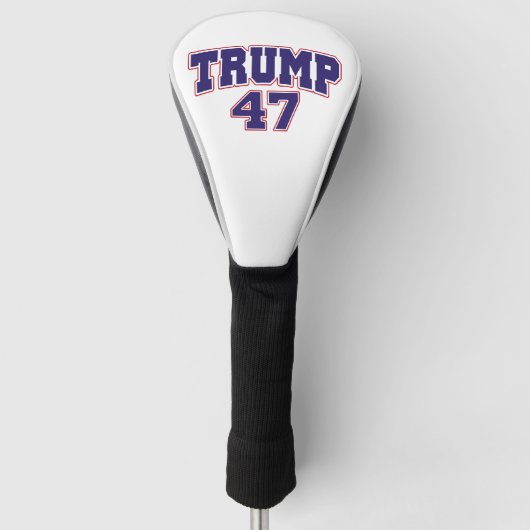 Donald Trump 47 Golfheadcover (Voorkant)
