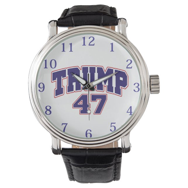 Donald Trump 47 Horloge (Voorkant)