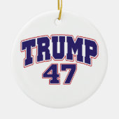 Donald Trump 47 Keramisch Ornament (Voorkant)