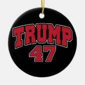 Donald Trump 47 Keramisch Ornament (Voorkant)