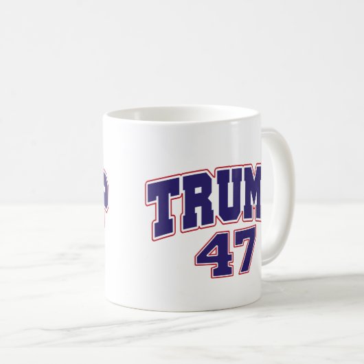 Donald Trump 47 Koffiemok (Voorkant rechts)