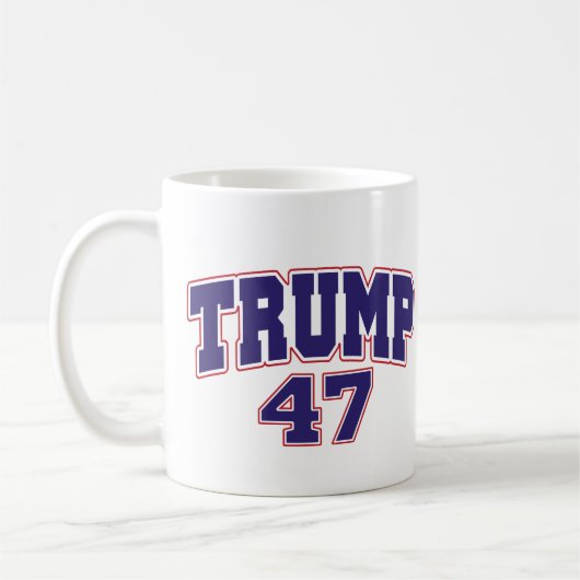 Donald Trump 47 Koffiemok (Links)