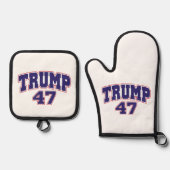 Donald Trump 47 Ovenwant & Pannenlap Set (Voorkant)