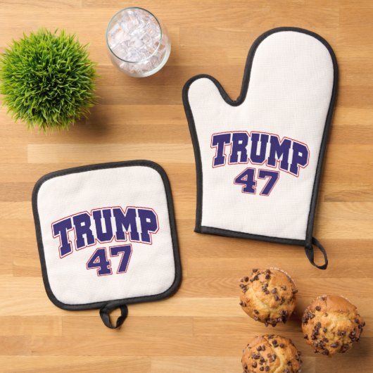 Donald Trump 47 Ovenwant & Pannenlap Set (Top down)