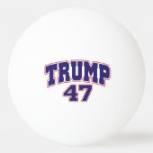 Donald Trump 47 Pingpongbal (Achterkant)