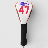 Donald Trump 47 presidentsverkiezingen 2024 Golfheadcover (Voorkant)