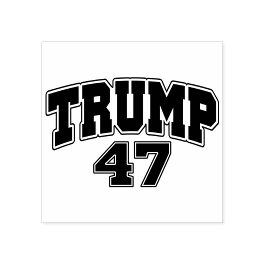Donald Trump 47 Rubberstempel (Afrduk)