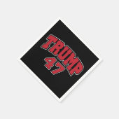 Donald Trump 47 Servet (Hoek)