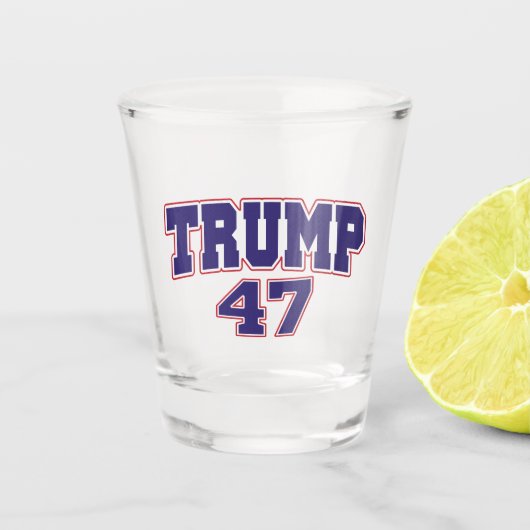 Donald Trump 47 Shot Glas (Voorkant)