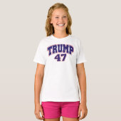 Donald Trump 47 T-shirt (Voorkant volledig)