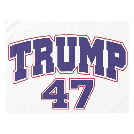 Donald Trump 47 Tafelkleed (Voorkant (Horizontaal))