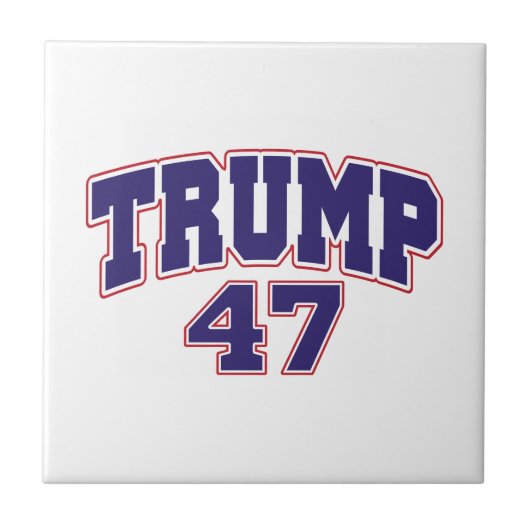 Donald Trump 47 Tegeltje (Voorkant)