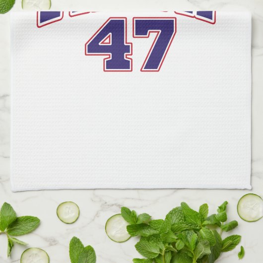 Donald Trump 47 Theedoek (Gevouwen)