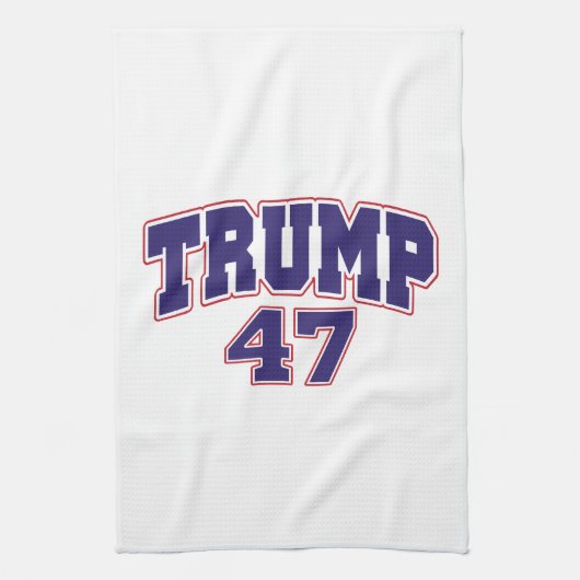 Donald Trump 47 Theedoek (Verticaal)