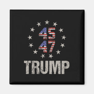 Donald Trump 47 USA President 2024 Shirt Trump 47 Magneet