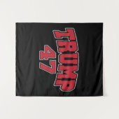 Donald Trump 47 Wandkleed (Voorkant (horizontaal))