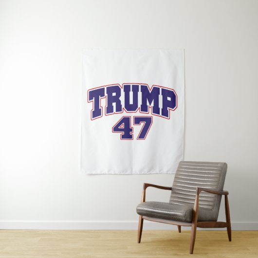 Donald Trump 47 Wandkleed (In situ)