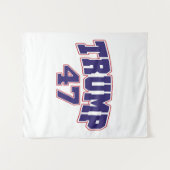 Donald Trump 47 Wandkleed (Voorkant (horizontaal))