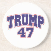 Donald Trump 47 Zandsteen Onderzetter (Voorkant)