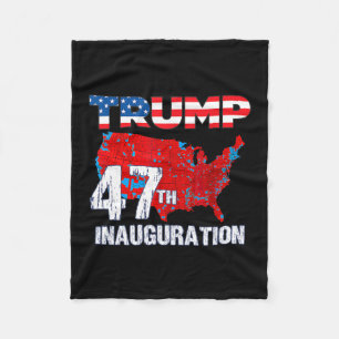Donald Trump 47e President 2025 Inauguratie Vereni Fleece Deken