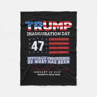 Donald Trump 47e President 2025 Inauguratie Vereni Fleece Deken
